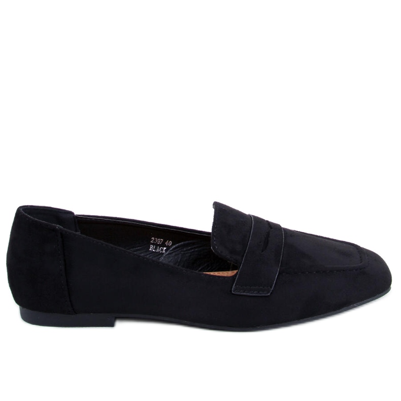 BM Class Mocassino in camoscio nero