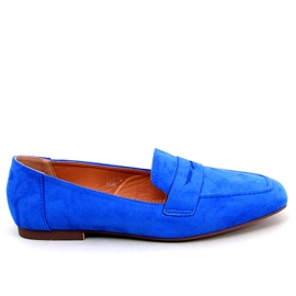 BM Mocassino Class in camoscio blu