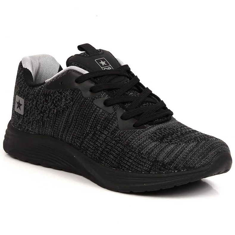 Comode scarpe sportive da corsa nere NEWS nero