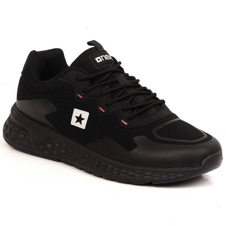 News Comode scarpe sportive da uomo nere NOVITÀ nero