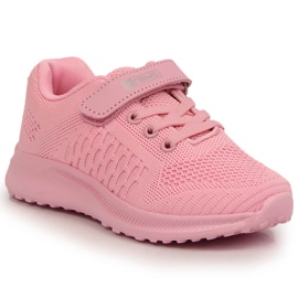 Scarpe sportive da bambina rosa chiaro NEWS