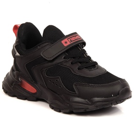 News Scarpe sportive per bambini sulla piattaforma nera NOVITÀ nero