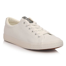 Sneakers stringate bianche NEWS bianco