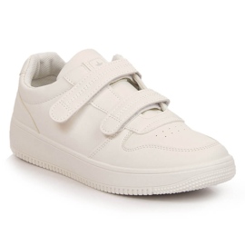 Scarpe sportive bianche con velcro NEWS bianca