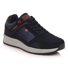 News NOVITÀ scarpe sportive da uomo in pelle blu navy
