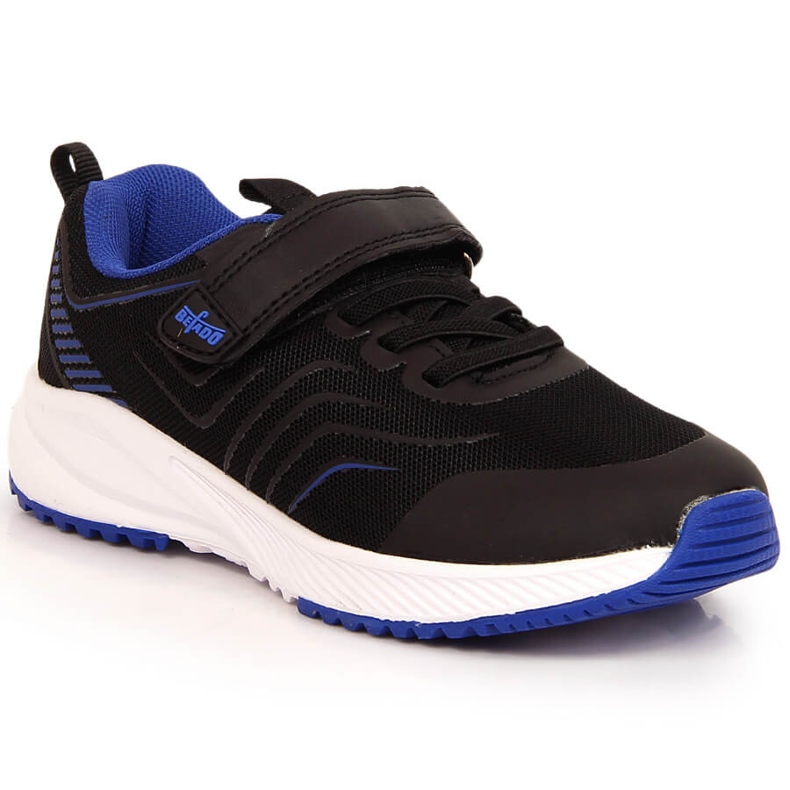 Scarpe sportive per bambini nere con velcro Befado nero