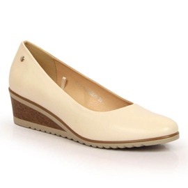 Pompe con zeppa Vinceza W JAN176B beige