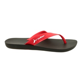 Infradito da uomo Rider 12120 AF985, rosse nero