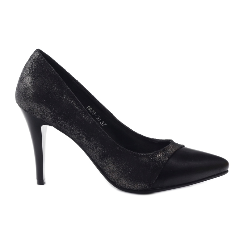 M.Daszyński Daszyński Donne Shiny Pompe DA28 Black nero
