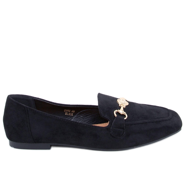 BM Mocassini da donna Rhona Black con fibbia nero