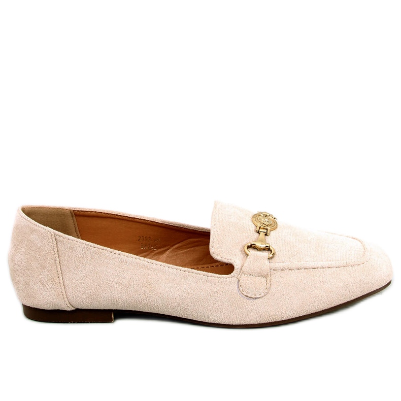 BM Mocassini con fibbia da donna Rhona Beige