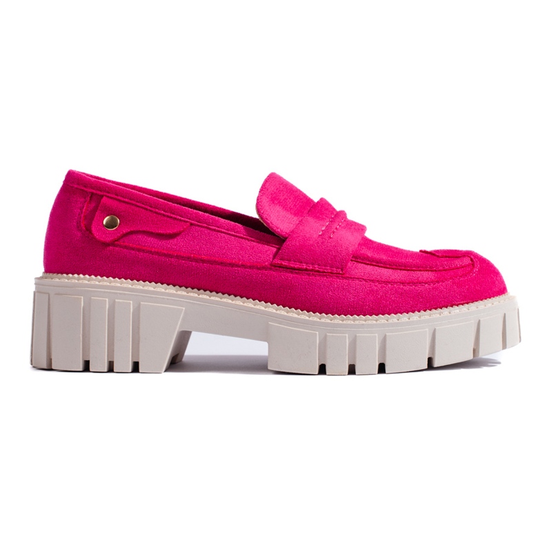 Scarpe da donna in camoscio rosa