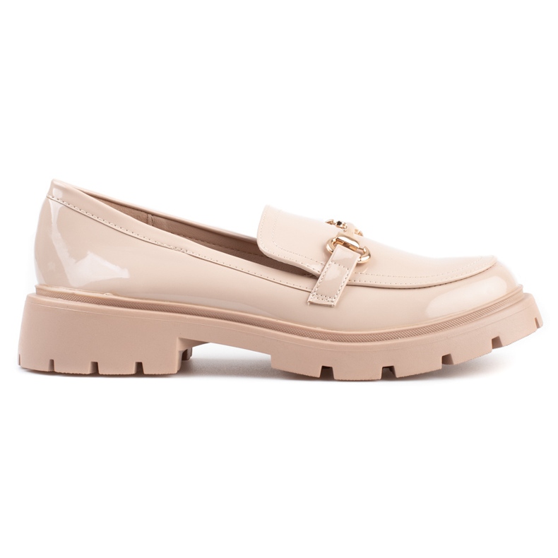 Scarpe laccate beige di Shelovet