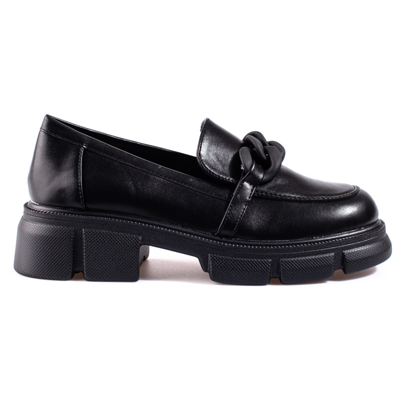 Goodin Mocassini da donna Shelovet con catena nera nero