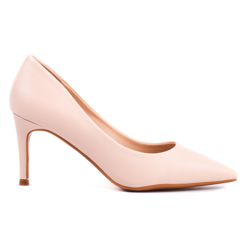 Shelovet tacco alto da donna beige classico