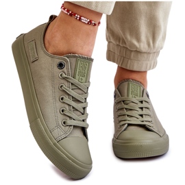 Sneakers basse classiche da donna Big Star LL274028 Verde
