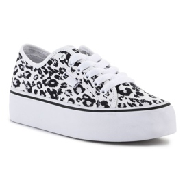 Scarpe DC Manual Platform Cheetah print AdyS300280-Che W 300280-CHE bianco