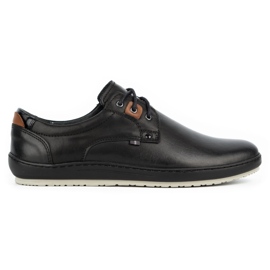 Kampol Scarpe casual da uomo in pelle 24KAM nere nero
