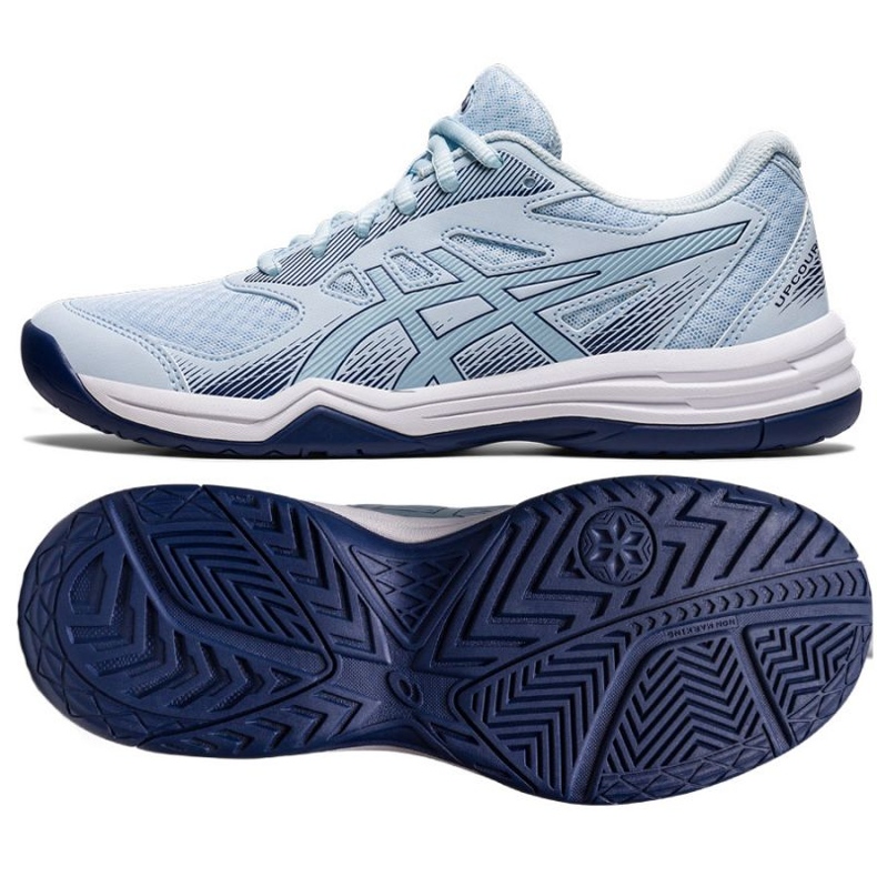 Asics Upcourt 5 W 1072A088 401 scarpe da pallavolo blu blu