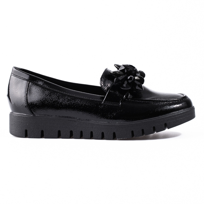 Goodin Mocassini donna Shelovet neri con cristalli nero