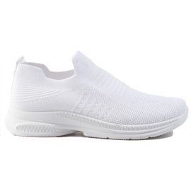 Scarpe sportive da donna Shelovet in tessuto bianco bianca