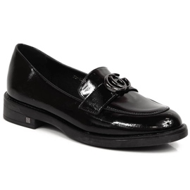 Mocassini laccati neri da donna Potocki SZ12020 nero