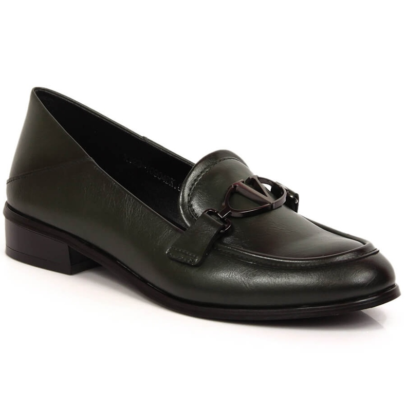Scarpe verdi da donna con tacco basso Vinceza 10904 verde