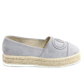 Espadrillas Chanelkikikiki Wela Grigie grigio
