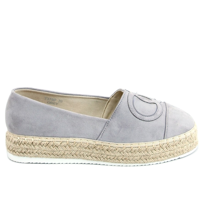 Espadrillas Chanelkikikiki Wela Grigie grigio