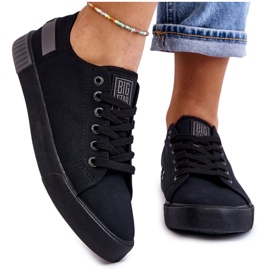 Sneakers basse da donna Big Star LL274038 Nere nero