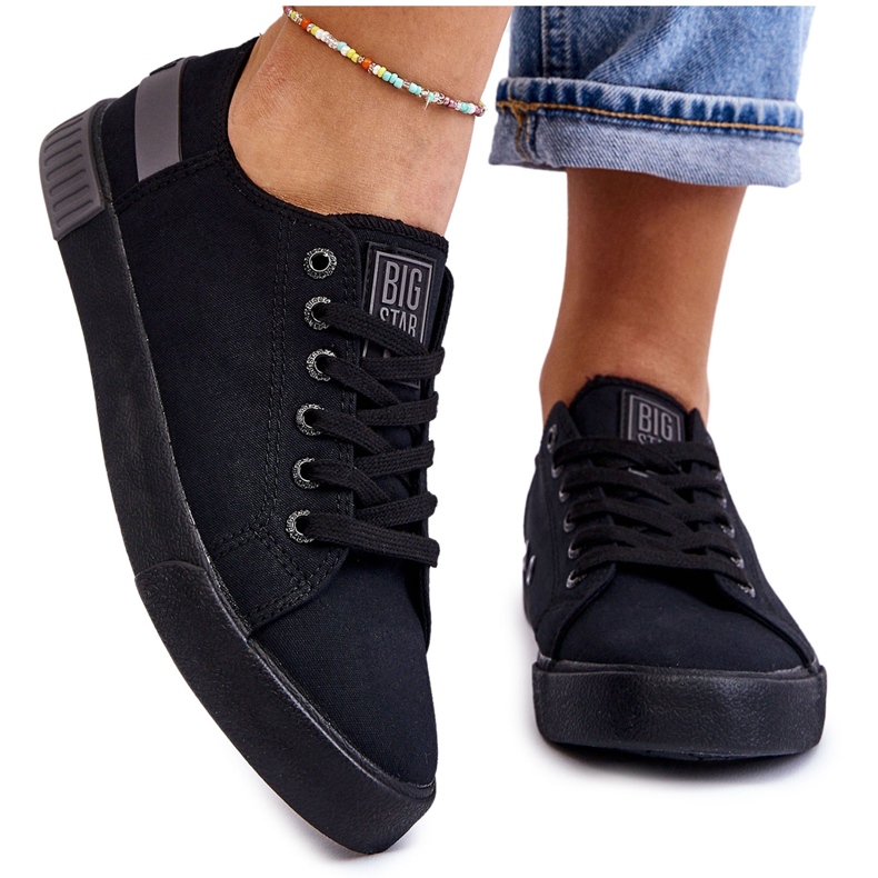 Sneakers basse da donna Big Star LL274038 Nere nero
