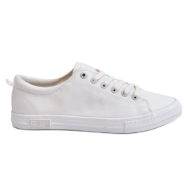 Sneakers basse lisce da donna Big Star LL274058 Bianche bianca