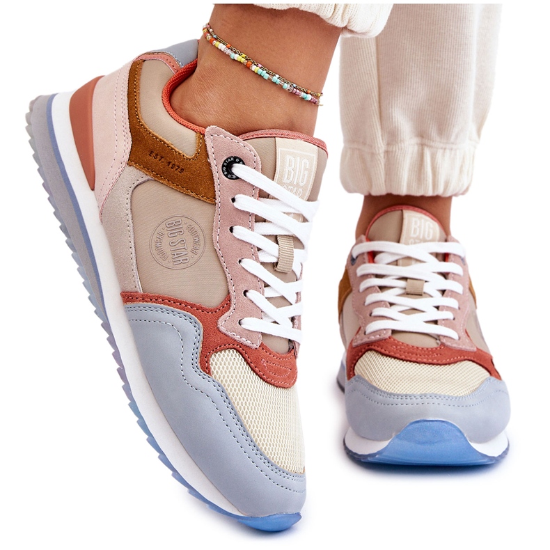 Scarpe Sportive da Donna Sistema Memory Foam Big Star LL274348 Multicolore