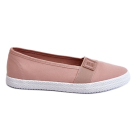 Sneakers senza lacci da donna Big Star LL274202 Nude rosa