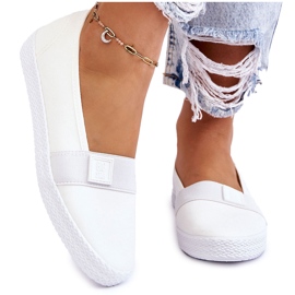Sneakers senza lacci da donna Big Star LL274201 Bianche bianca