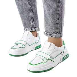 Sneakers verdi da donna Kadie bianco