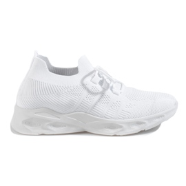 Scarpe sportive in tessuto bianco Shelovet