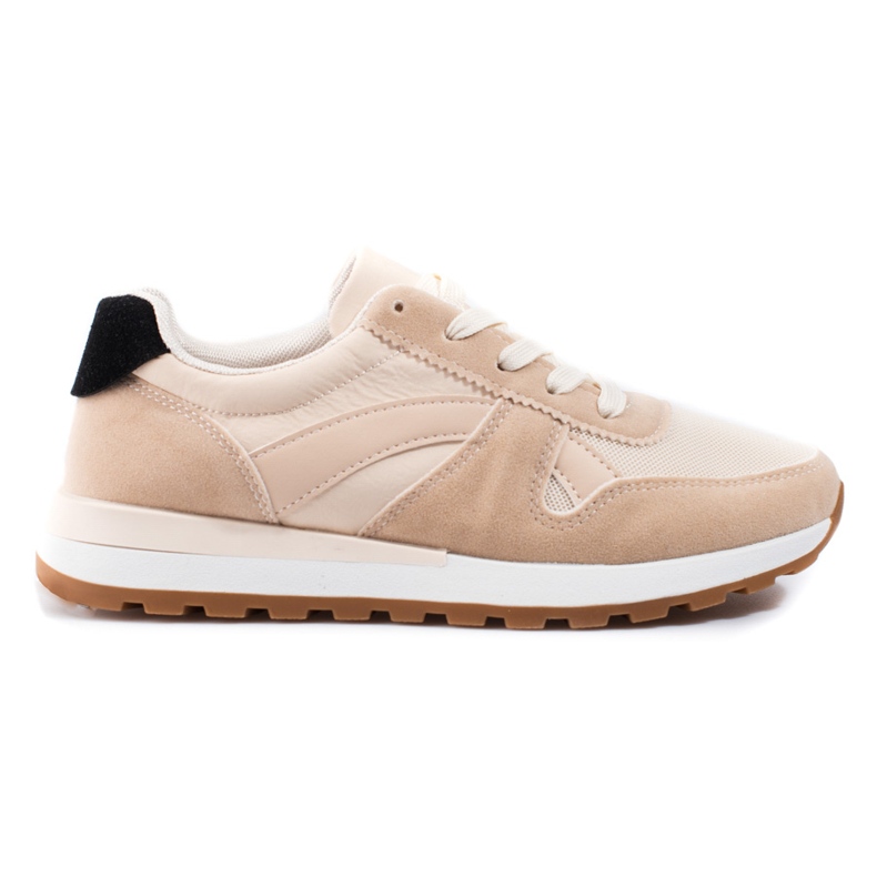 Scarpa sportiva da donna stringata beige Shelovet