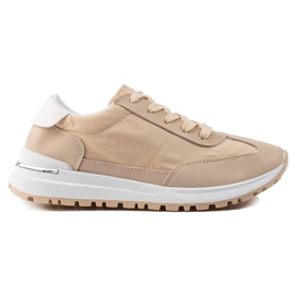 Scarpe sportive da donna leggere Shelovet beige