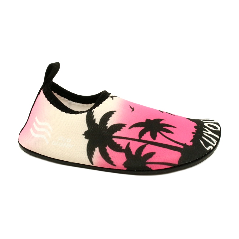 Scarpe da acqua ProWater in neoprene rosa-nero