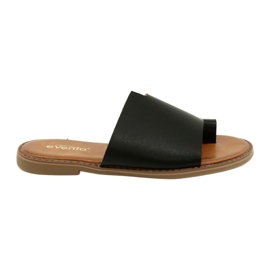 Flip-flops Black Flip-Flops Women's Flipto Evento 22SD35-4586 Nero