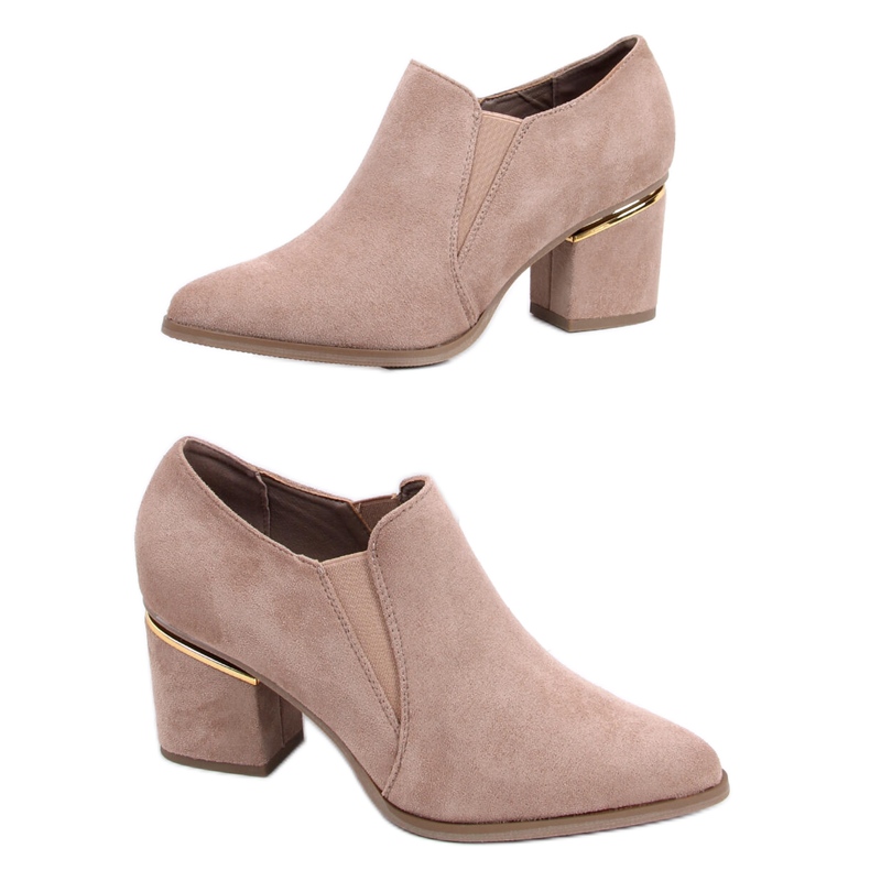 PA1 Brenda Khaki con i tacchi alti beige