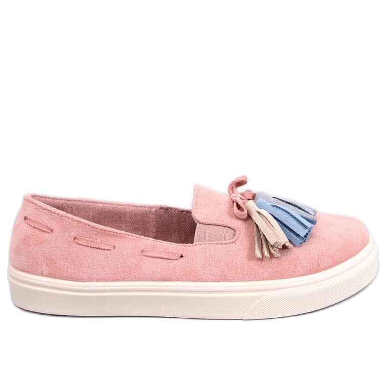 PA1 Sneakers primaverili con frange Salma Pink rosa