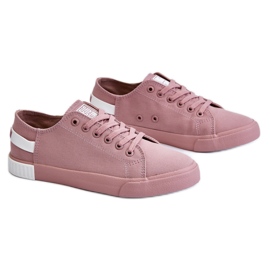 Sneakers basse da donna Big Star LL274040 Rosa bianca