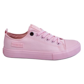 Sneakers basse classiche da donna Big Star LL274022 rosa chiaro
