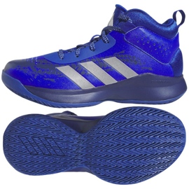 Scarpe da basket adidas Cross Em Up 5 K Wide W HQ8495 blu blu