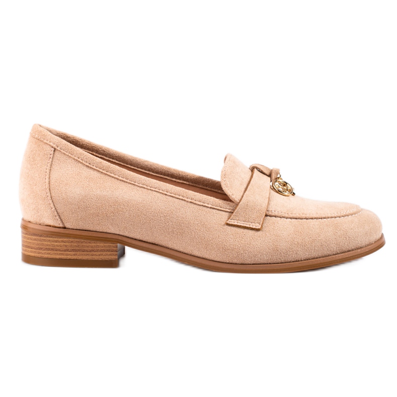 W. Potocki Lords Potocki da donna in camoscio beige