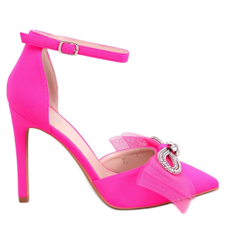 Seastar Triana Tacchi a spillo con fiocco in tulle fucsia rosa
