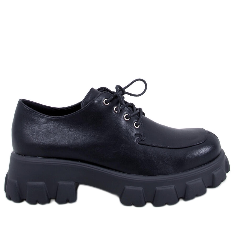 PA1 Mocassini con plateau Piano Black nero