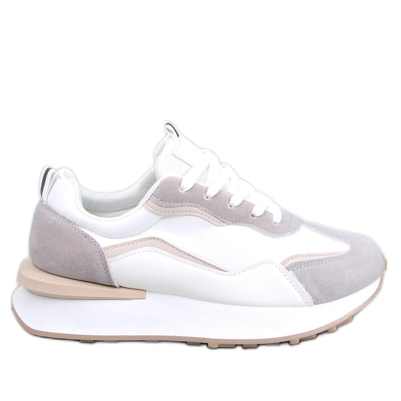 PA1 Sneakers da donna Mabel BIANCO/BEIGE/GRIGIO bianca